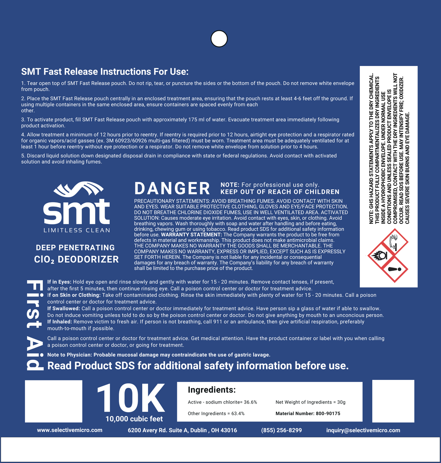 Fast Release Deodorizer