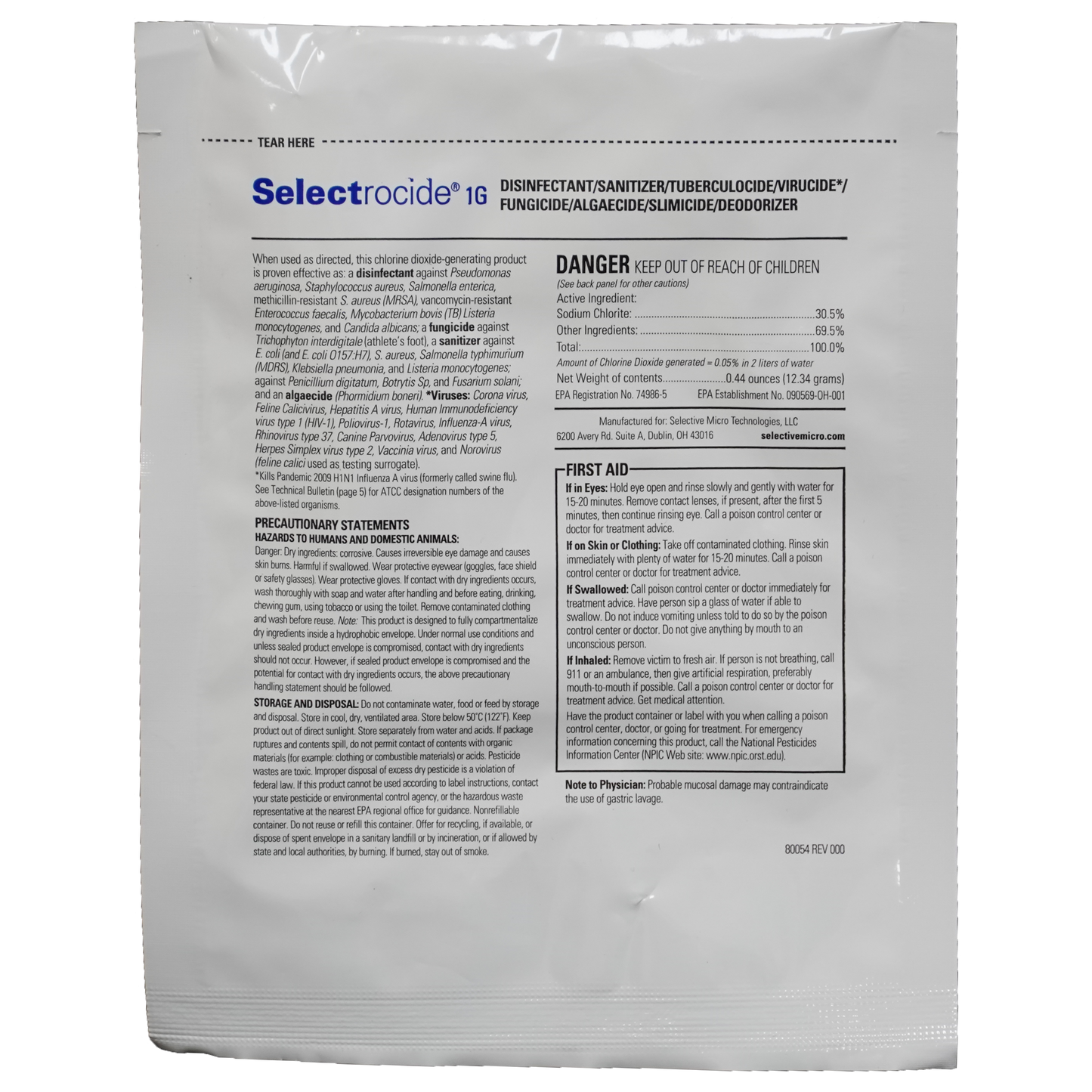 Selectrocide® 1G