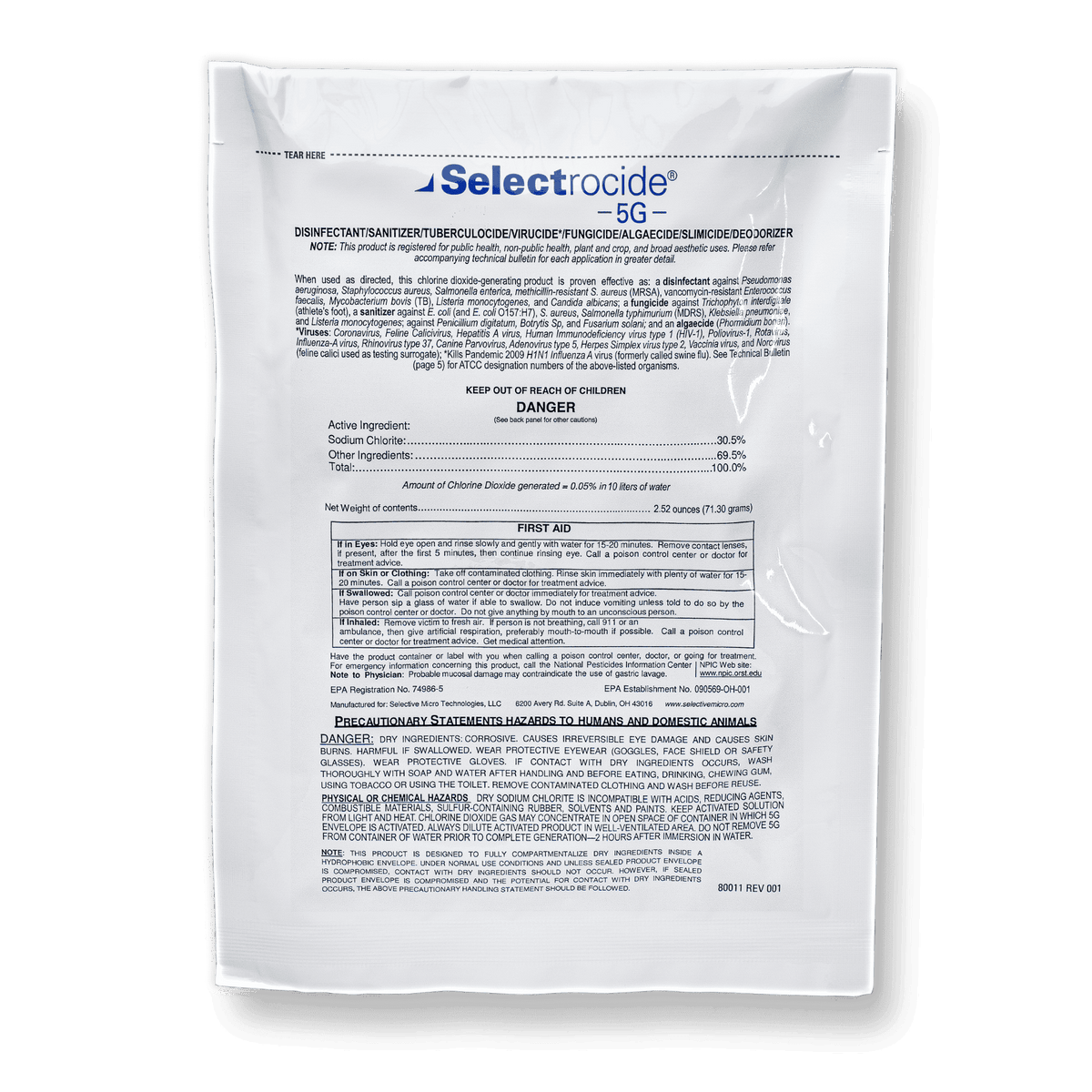 Selectrocide® 5G – Selective Micro Technologies