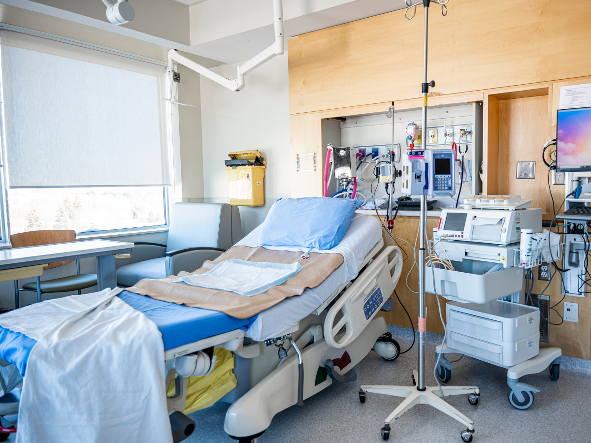 Patient room and high-touch surfaces disinfected with Selectrocide chlorine dioxide